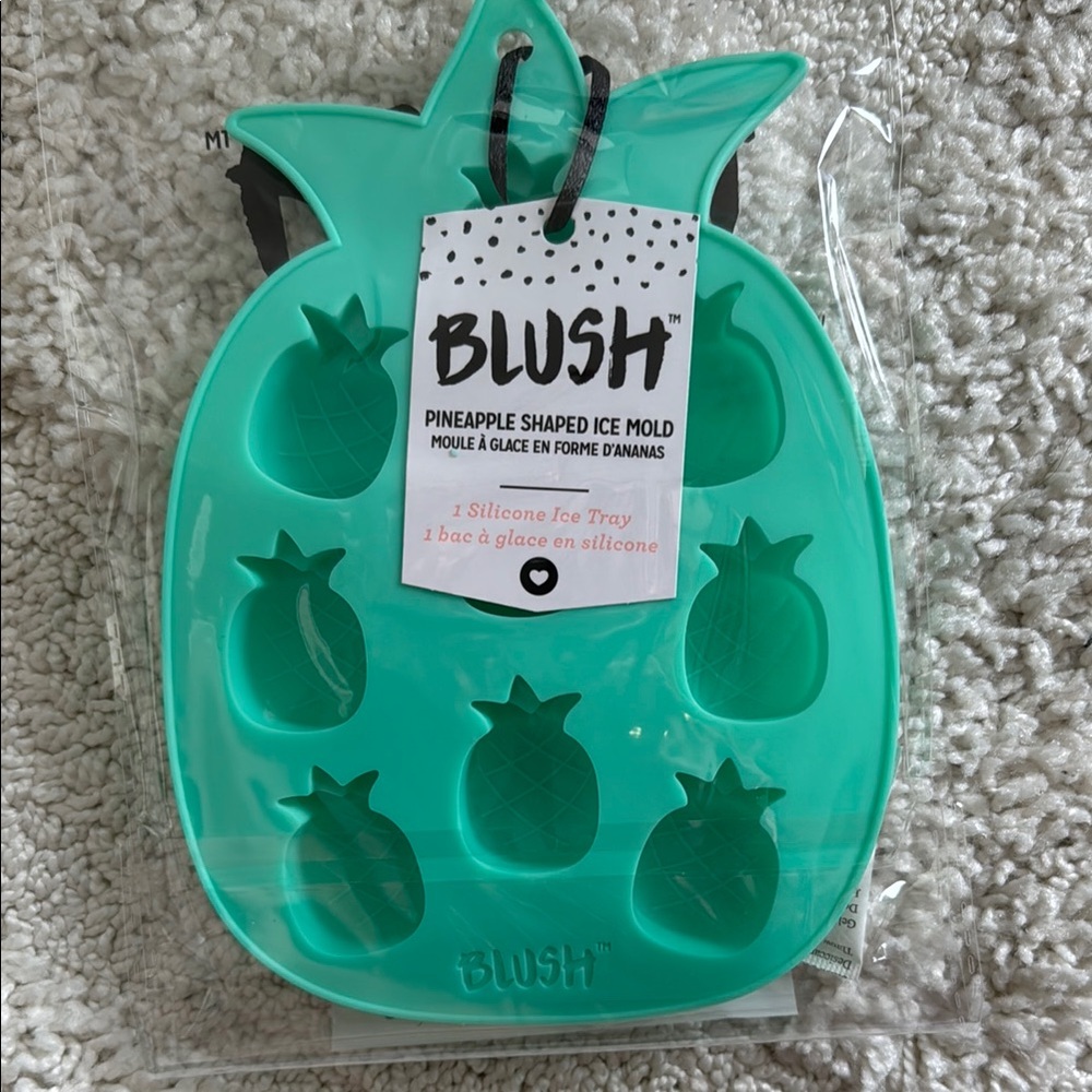 Blush Pineapple Shaped Ice Chocolate Gummy Mold New with Tags